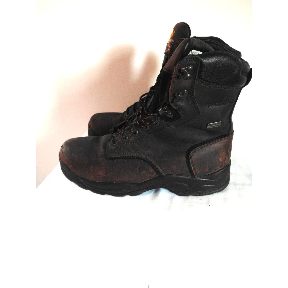 Lacrosse Quad Comfort Dry Core Waterproof BROWN Construction 483005 Boots Men 11
